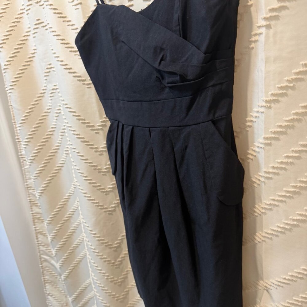 Ruby Fox Black Cocktail Dress Size 13 Y2K Strapless Made USA - Picture 5 of 10
